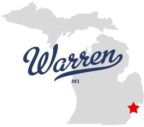 Warren Michigan map